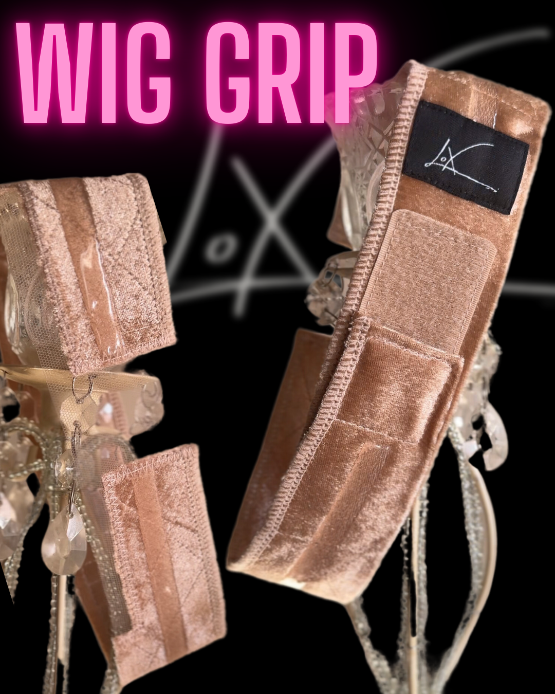 **Locking Wig Grip (Light Root)