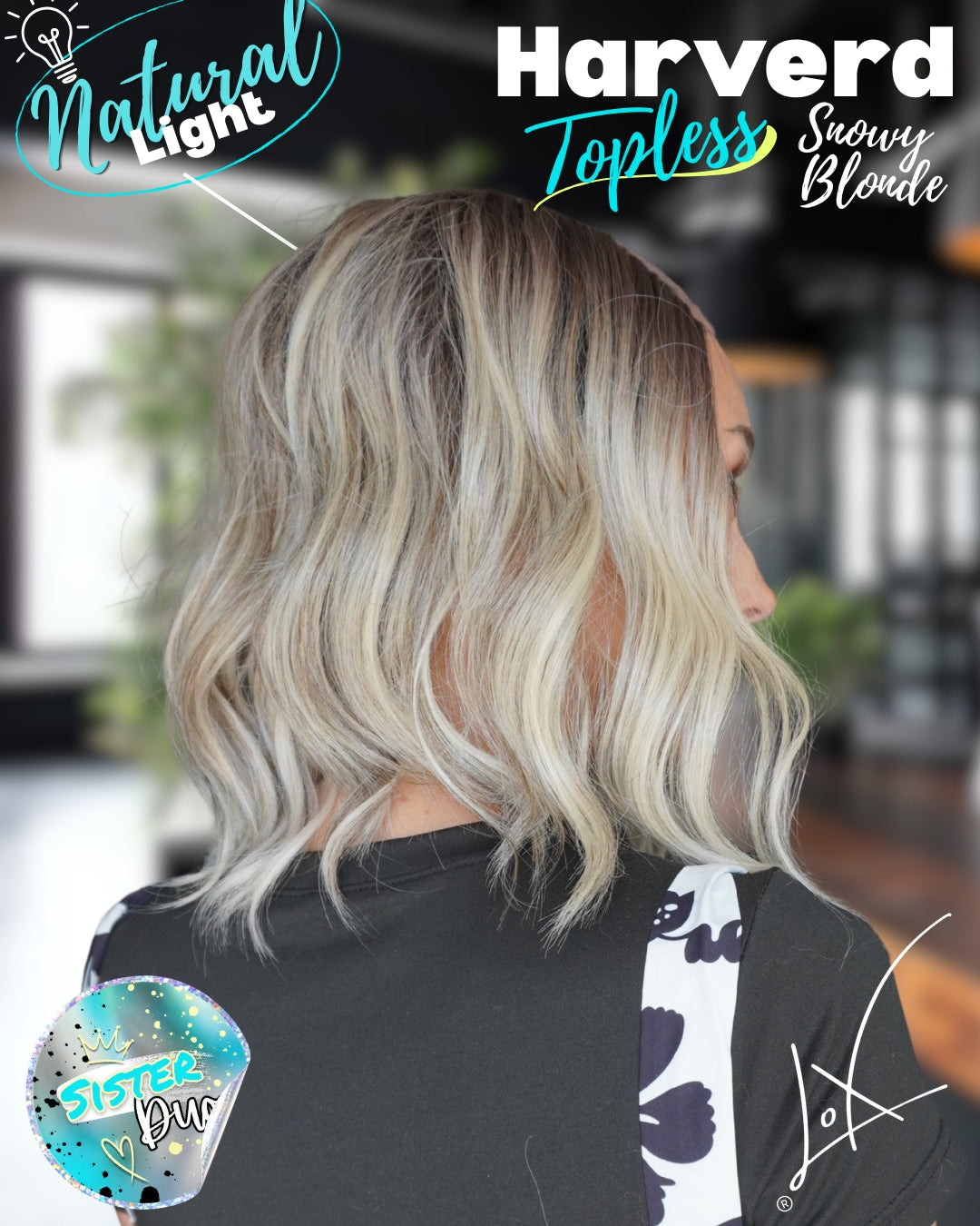 Topless Harvard Snowy Blonde (Hat Wig)*