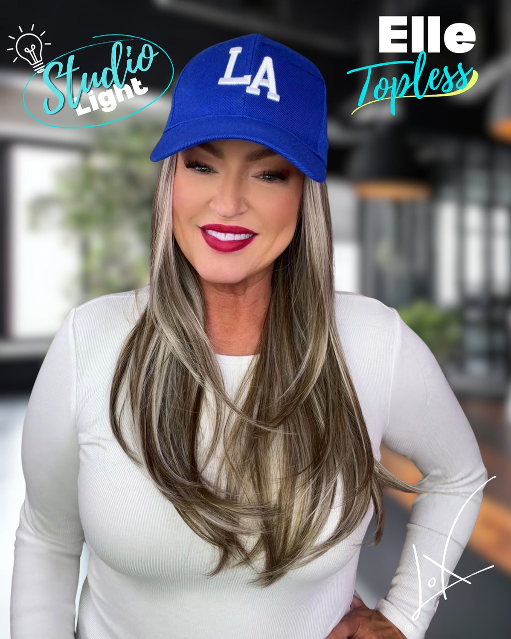 *Topless Elle (Hat Wig)