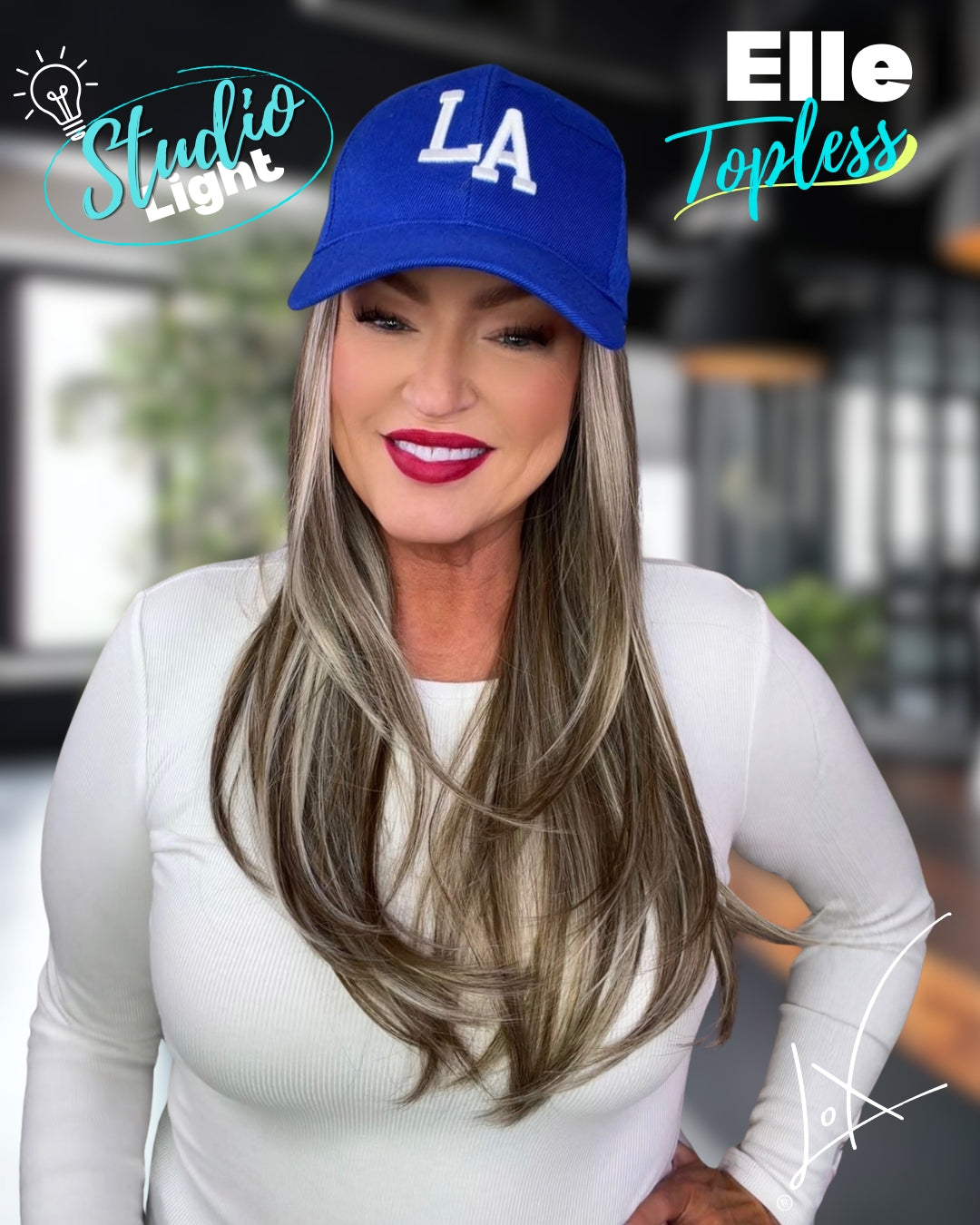 *Topless Elle (Hat Wig)