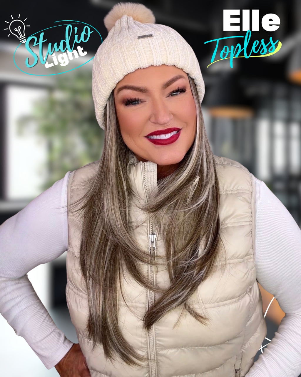*Topless Elle (Hat Wig)