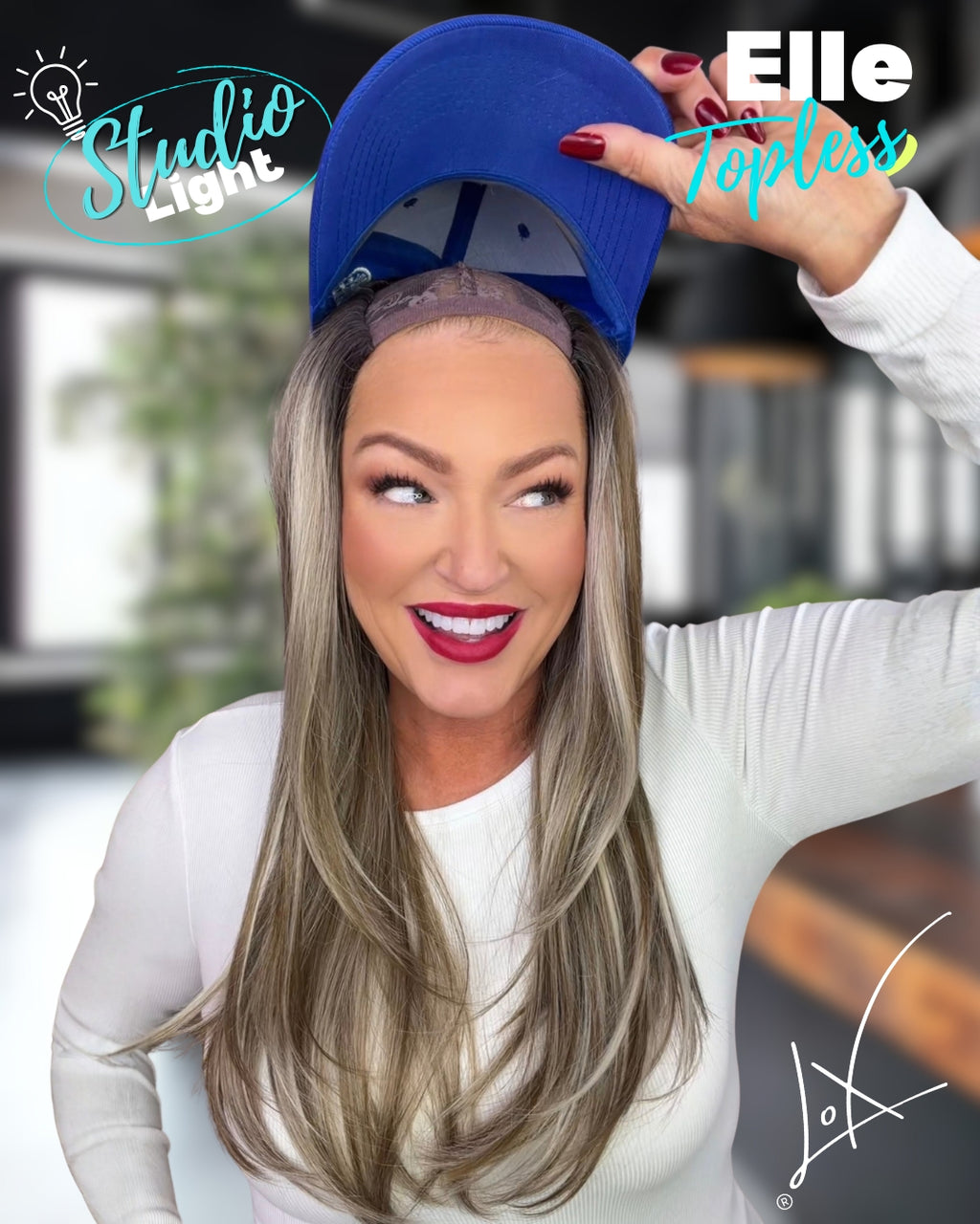*Topless Elle (Hat Wig)