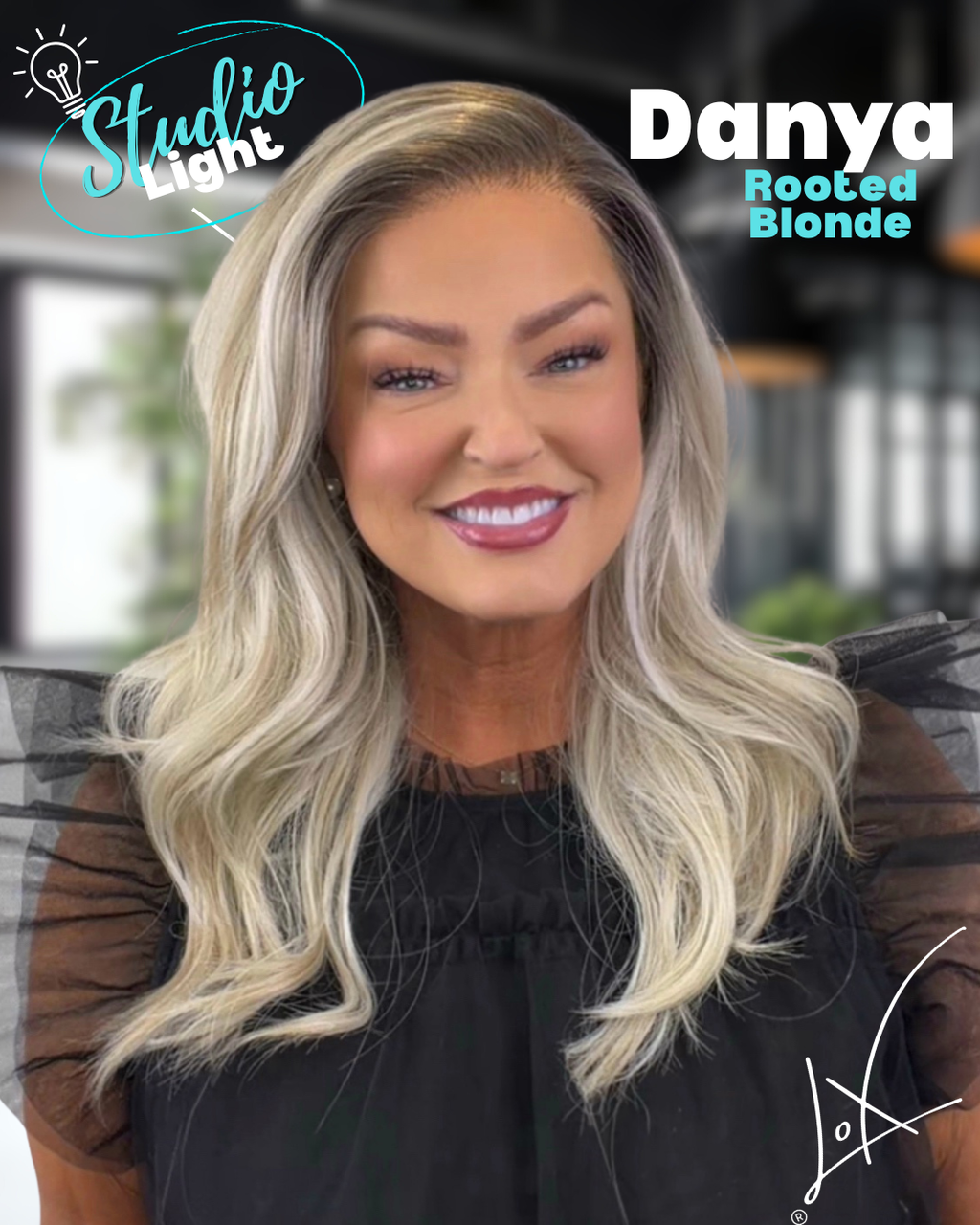 Danya Rooted Blonde