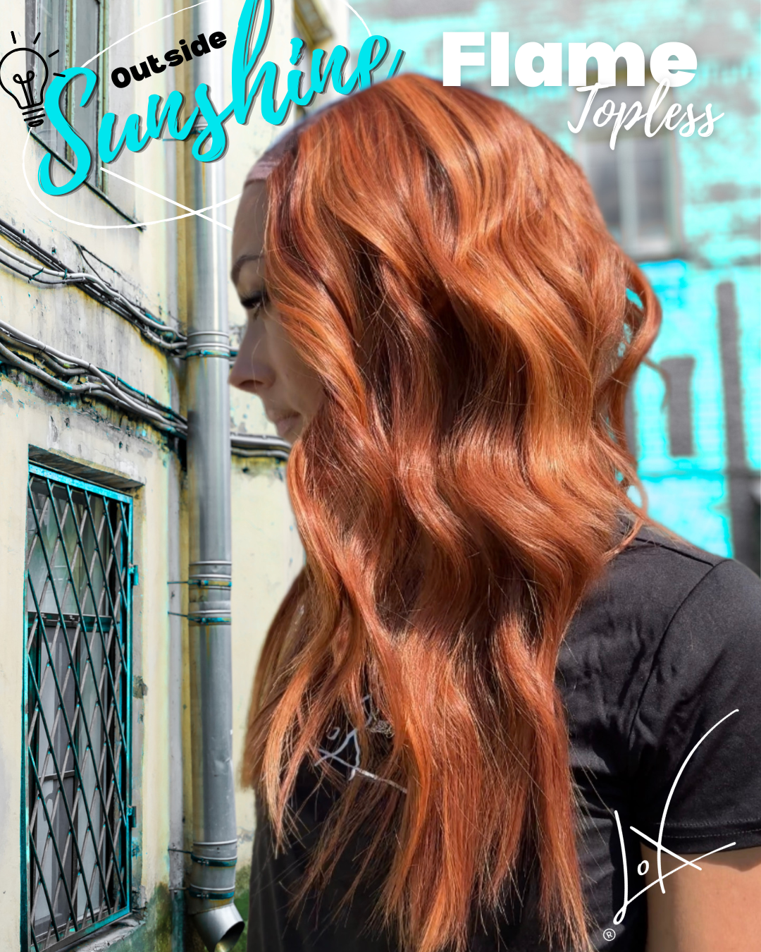Topless Flame (Hat Wig)