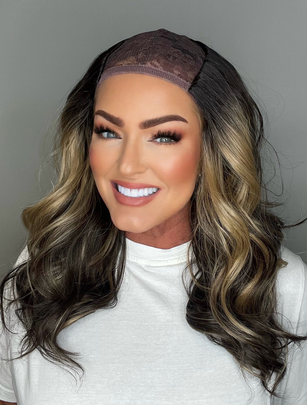 Topless Tuesday Brunette (Hat Wig)