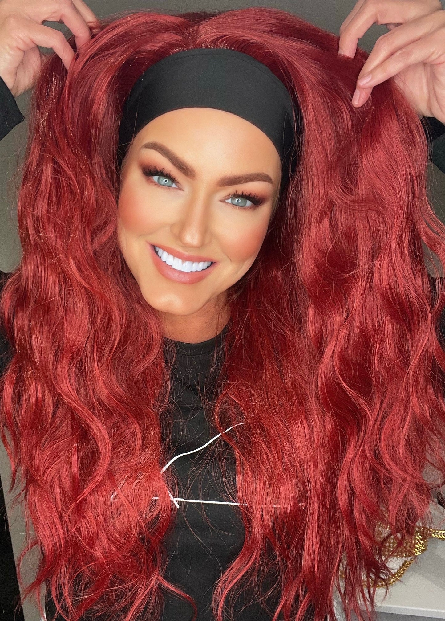 *Fire Headband Wig